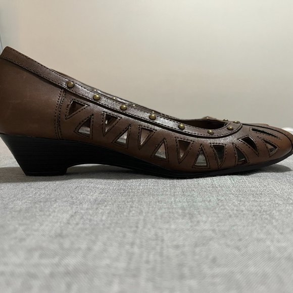 Rinaldi Open toe Women's Low Wedge Size 8.5 - Picture 3 of 7